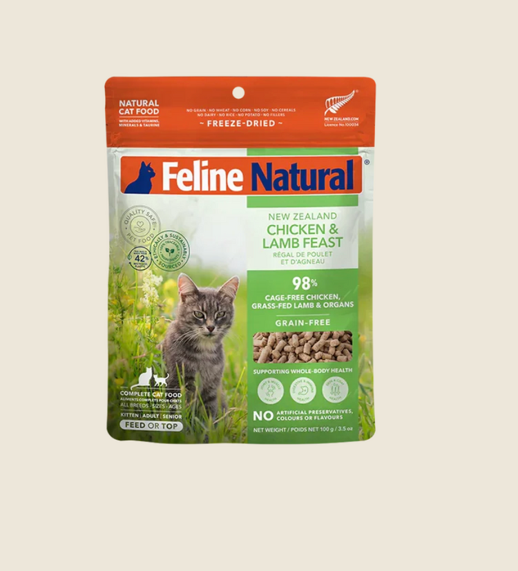 Feline Natural Feline Natural - Freeze Dried - Chicken & Lamb Feast 100g