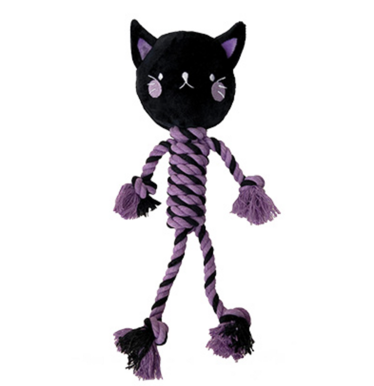 Fou Fou Dog FouFou - Halloween Knotties - Black Cat
