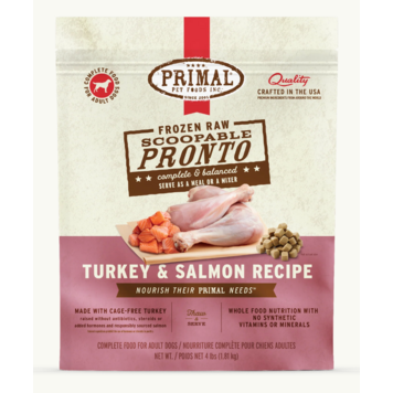 Primal Primal - Pronto - 4lbs - Turkey & Salmon