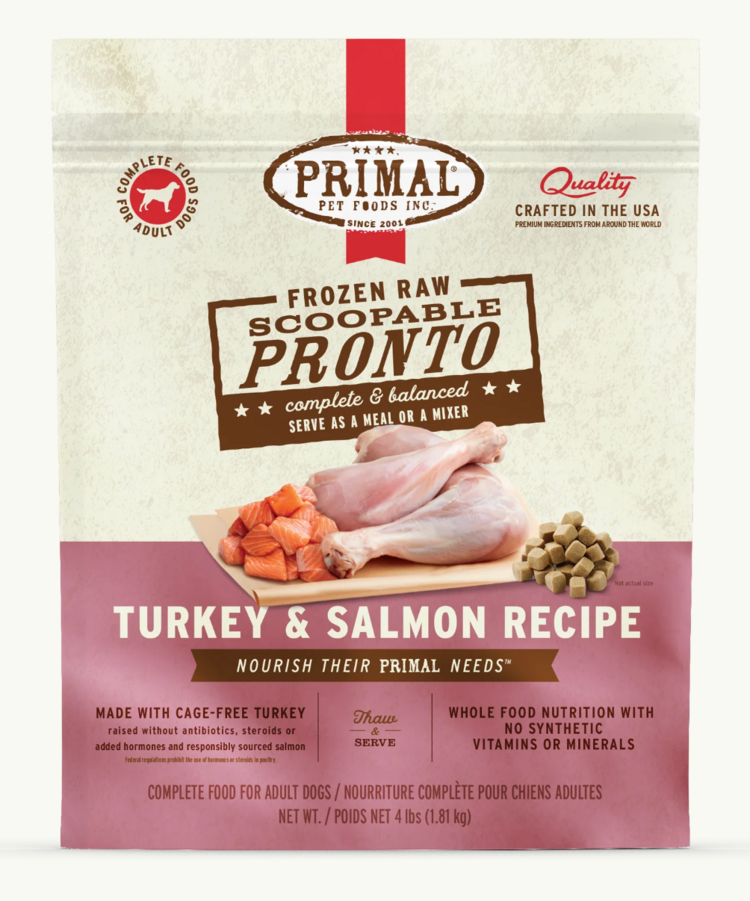 Primal Primal - Pronto - 4lbs - Turkey & Salmon