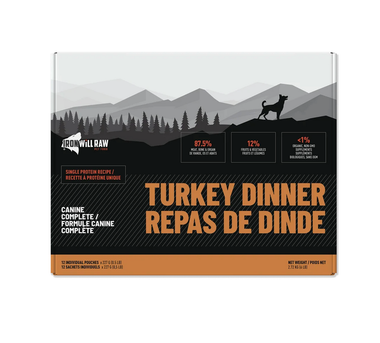 Iron Will Raw Iron Will Raw - Complete Turkey - 6lbs