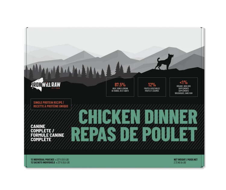 Iron Will Raw Iron Will Raw - Canine Complete - Chicken Dinner