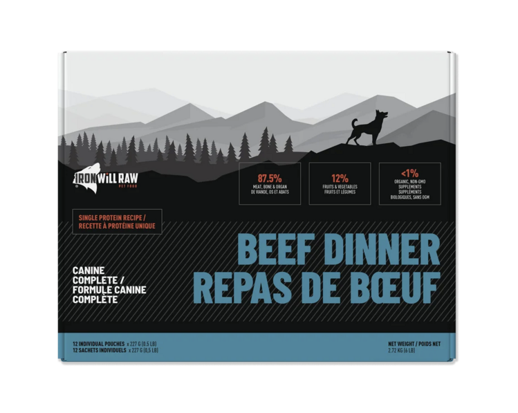 Iron Will Raw Iron Will Raw - Canine Complete - Beef Dinner