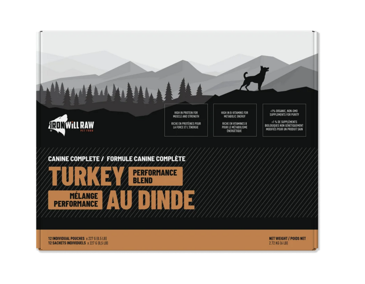 Iron Will Raw Iron Will Raw - Canine Complete - Turkey Performance