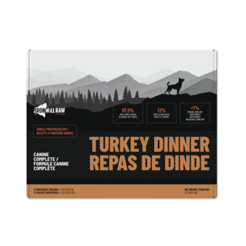 Iron Will Raw Iron Will Raw - Canine Complete - Turkey Dinner