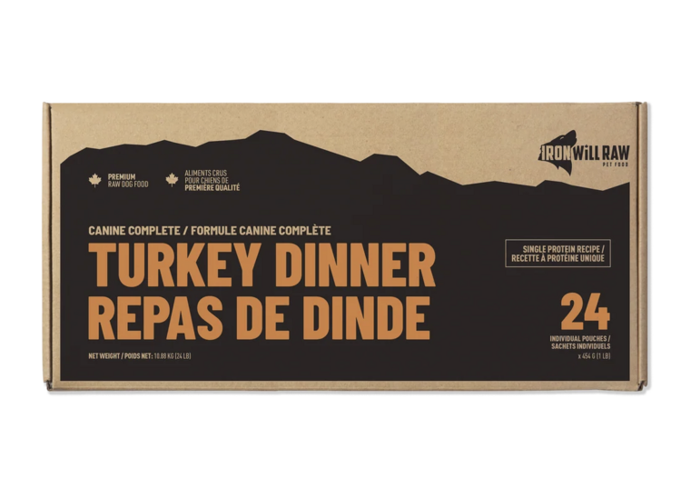 Iron Will Raw Iron Will Raw - Canine Complete - Turkey Dinner