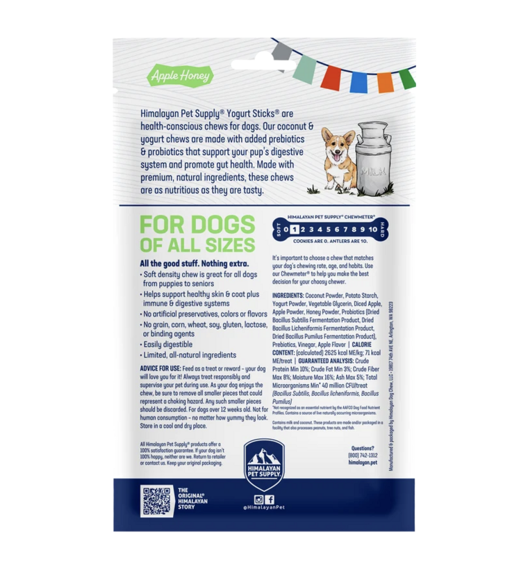 Himalayan Himalayan - Yogurt Sticks - 136g Apple Honey