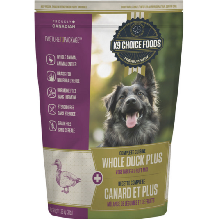 K9 Choice K9 Choice - Whole Duck Plus - 3lbs