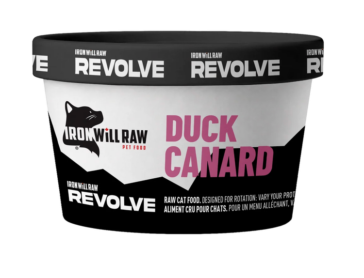 Iron Will Raw Iron Will Raw - Feline Revolve - Duck - 4oz