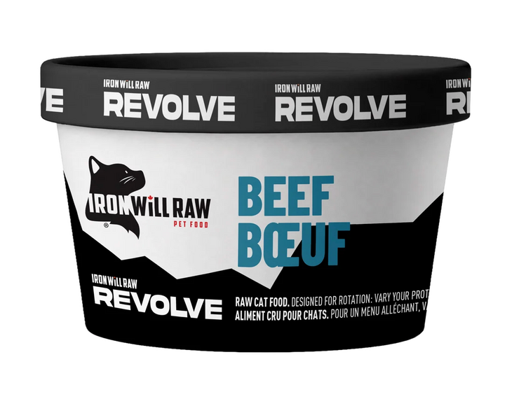 Iron Will Raw Iron Will Raw - Feline Revolve - Beef - 4oz