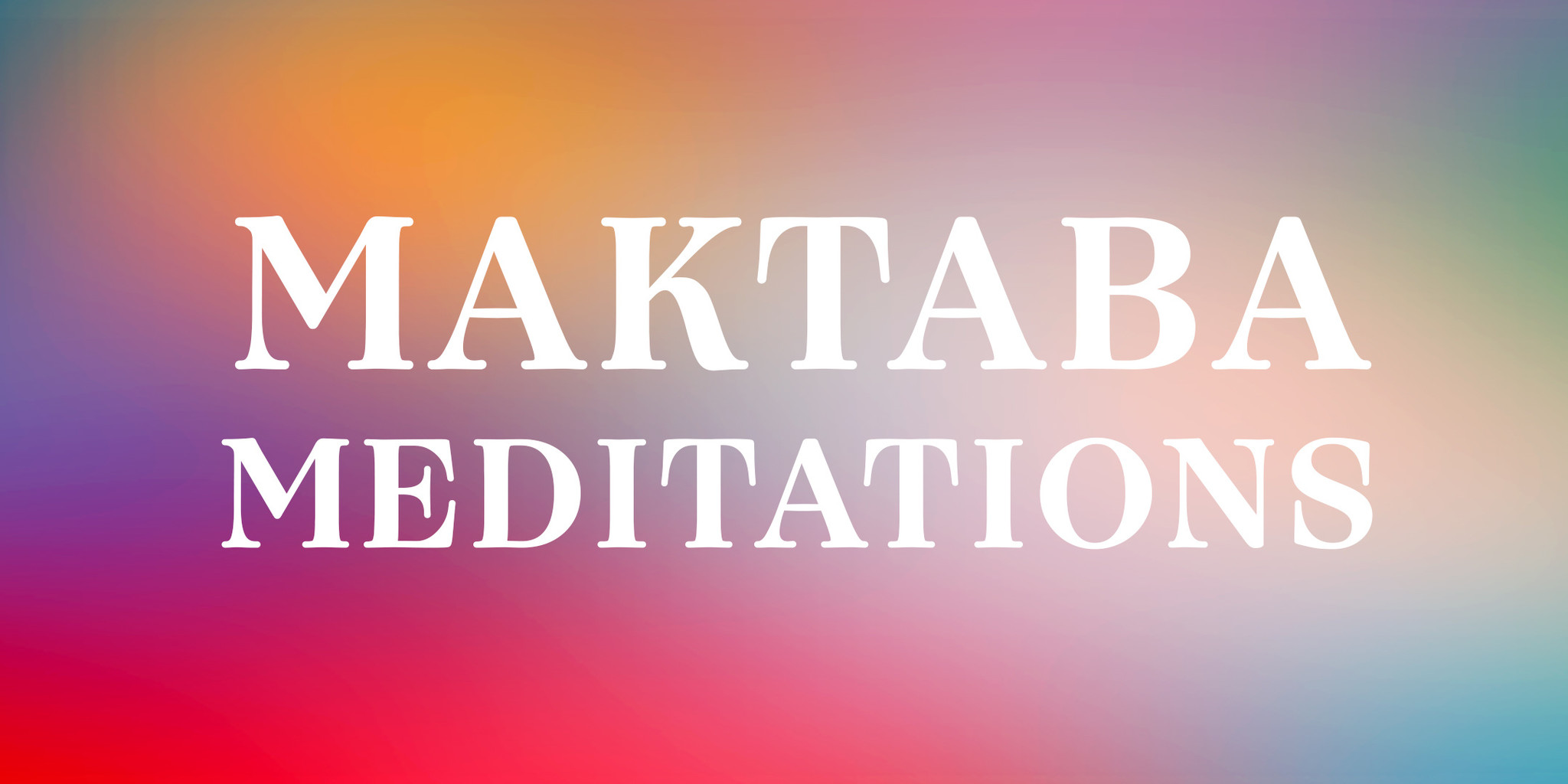 Maktaba Meditations