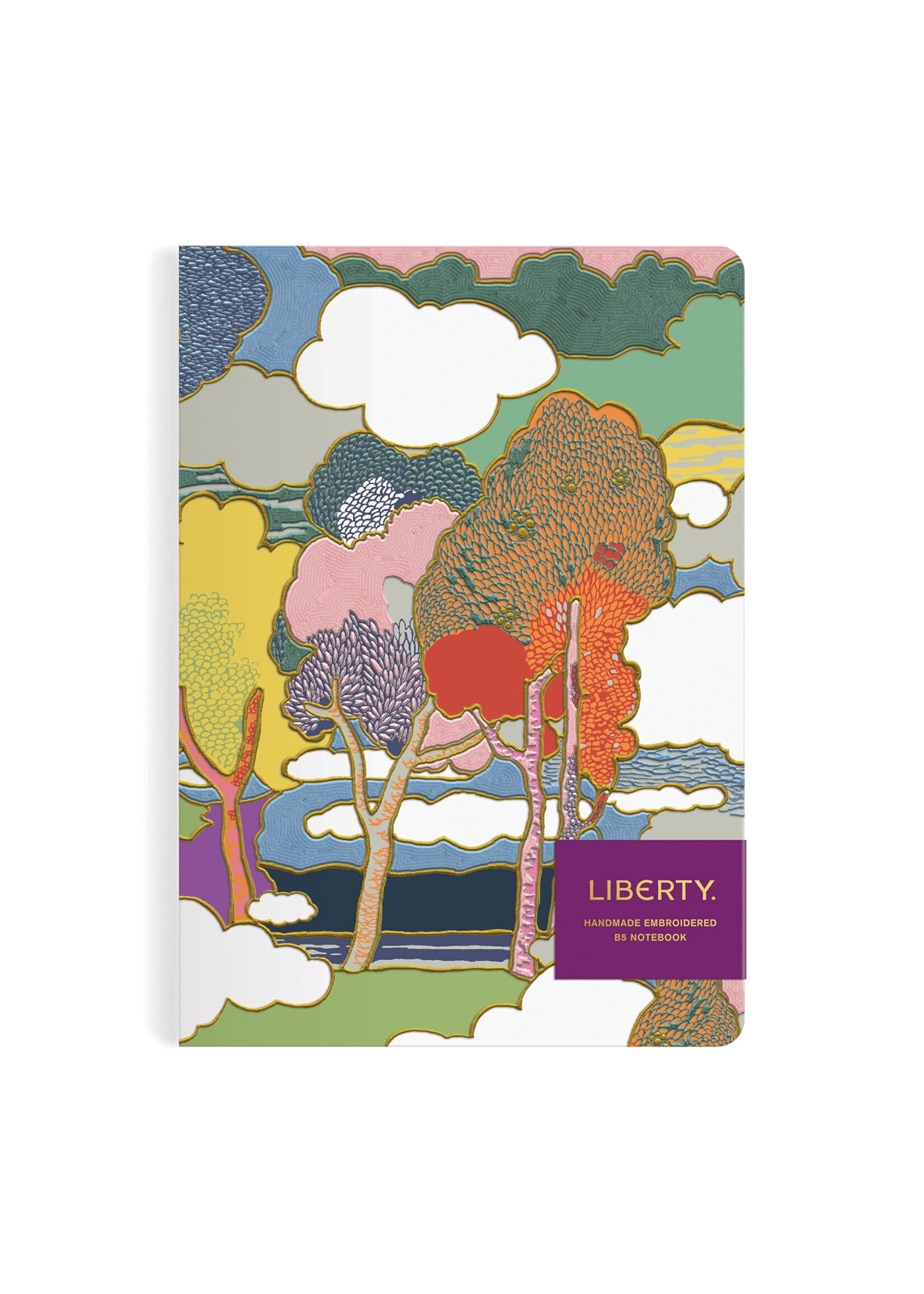 Liberty Prospect Road B5 Handmade Embroidered Journal
