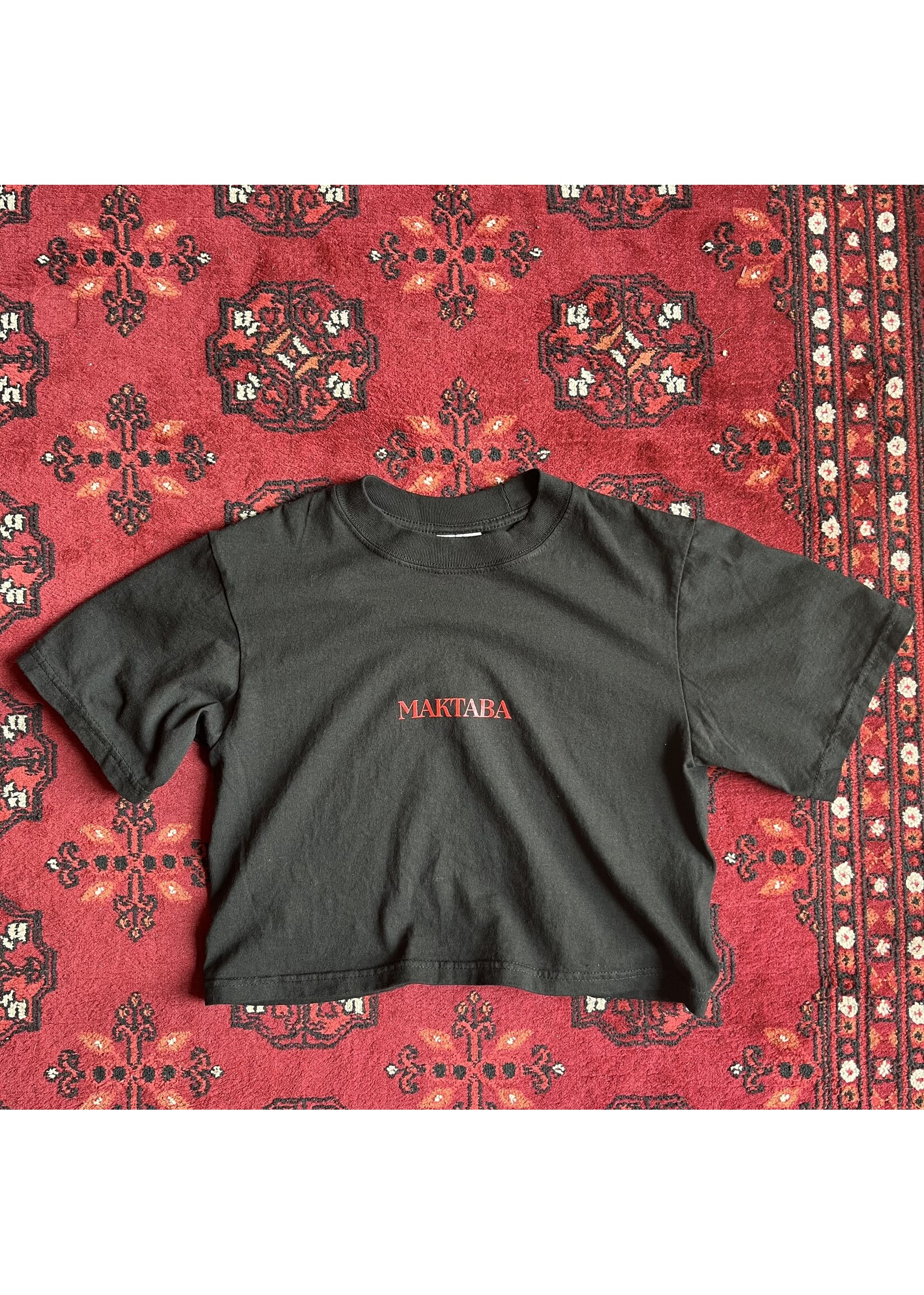 MAKTABA East / West - Code Red Crop Tee