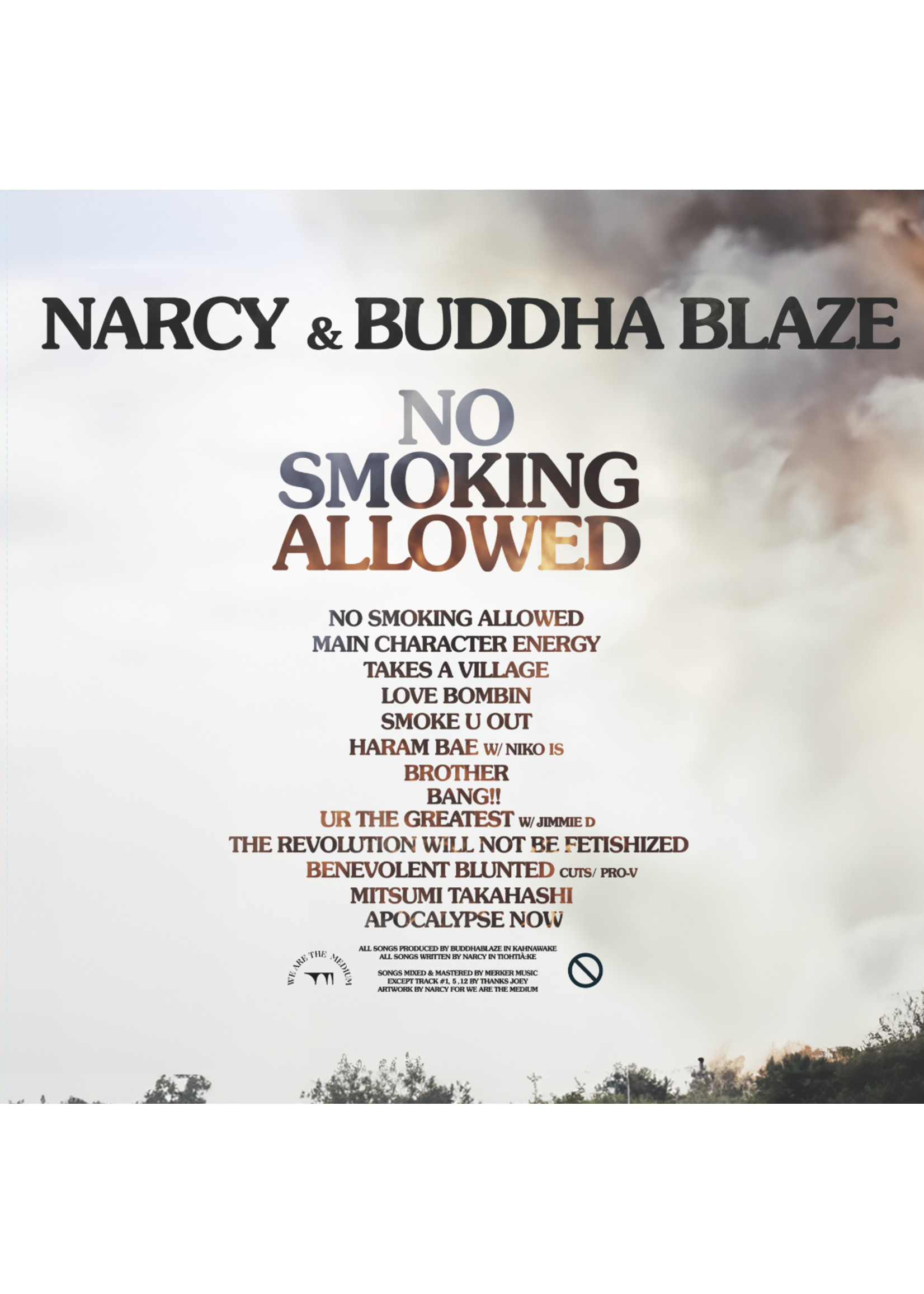 MAKTABA NARCY & BuddhaBlaze - No Smoking Allowed (Vinyl + Digital Download)