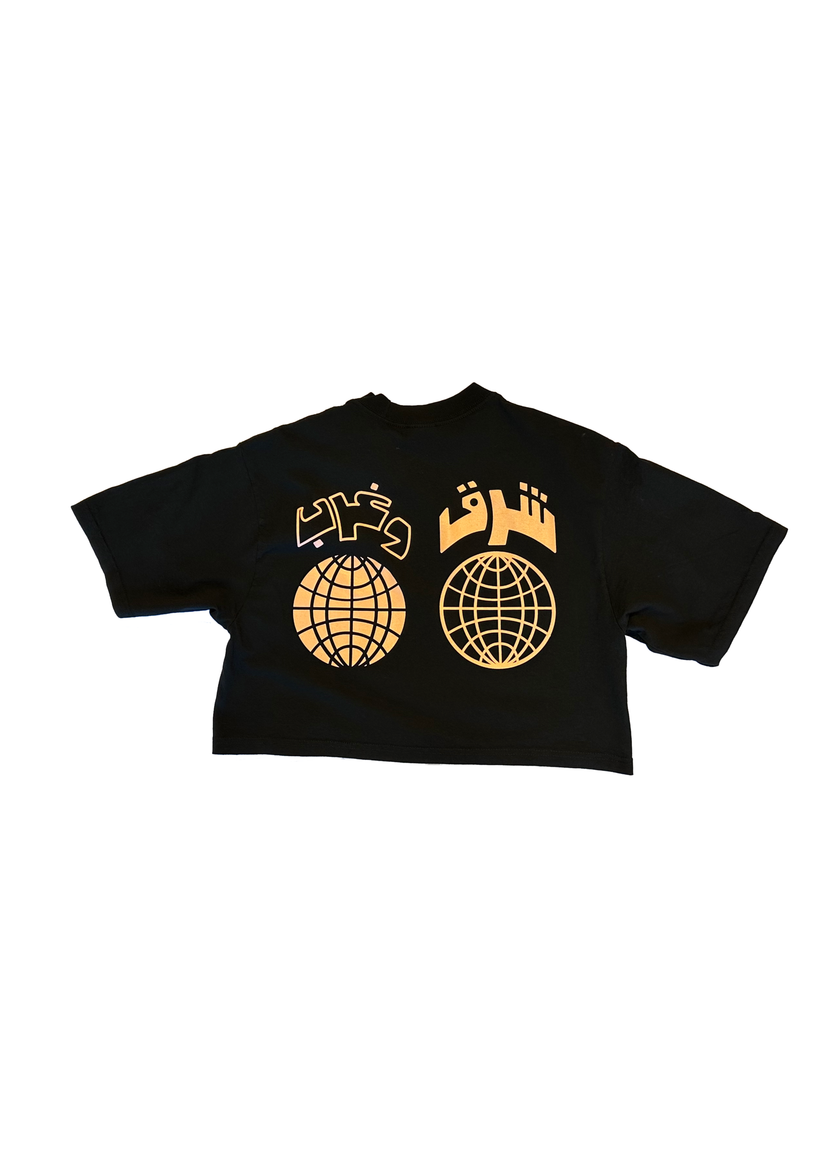 MAKTABA East / West Coral Crop Tee