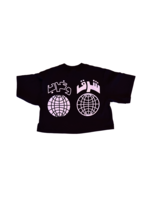MAKTABA East / West - Code Red Crop Tee