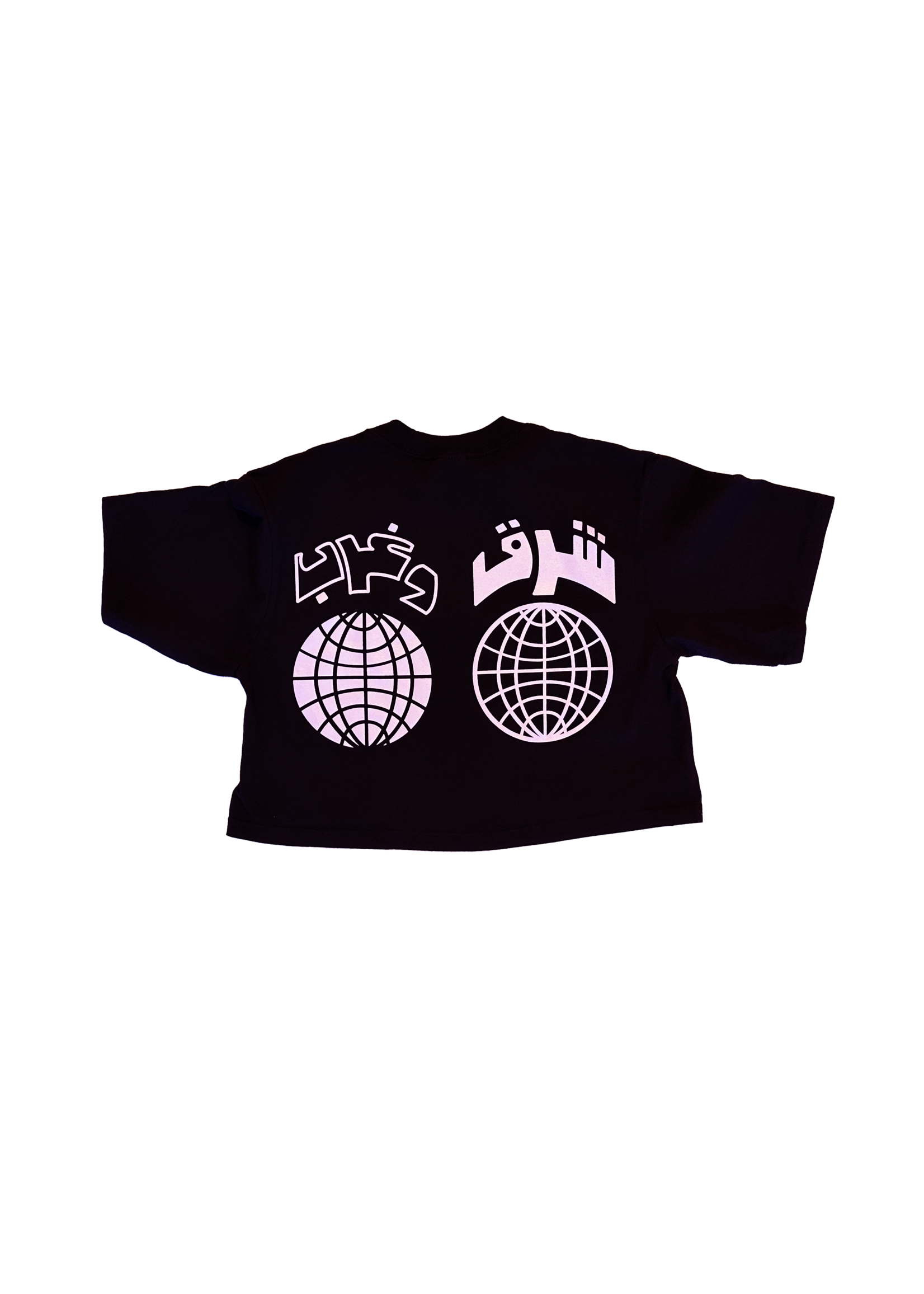 MAKTABA East / West - Code Red Crop Tee