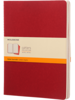 Moleskine Red Cahier Journal (Set of 3), XL, Ruled