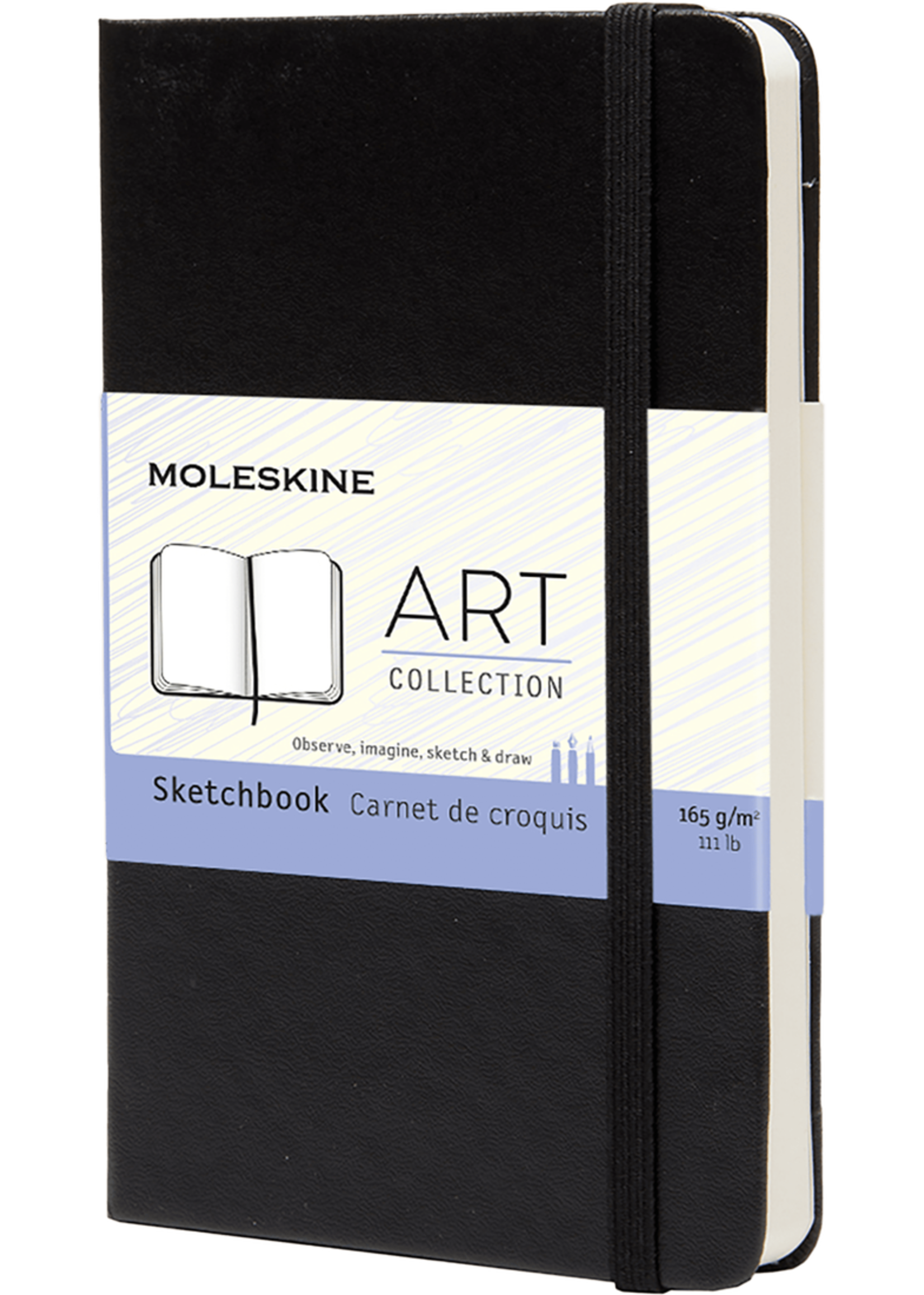 Moleskine Art Sketchbook, Pocket, Black