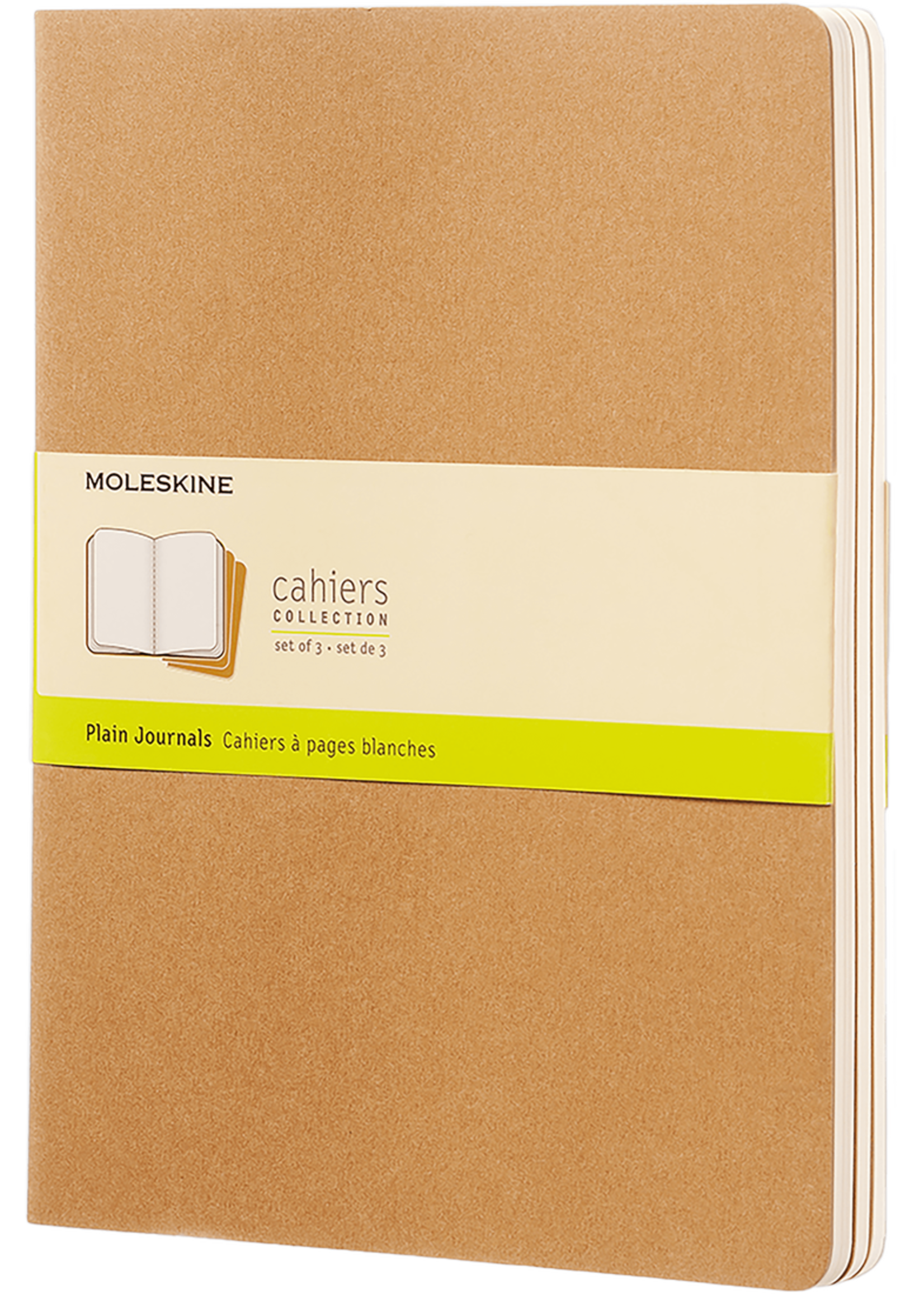 Moleskine Kraft Cahier Journal (Set of 3), Extra Large