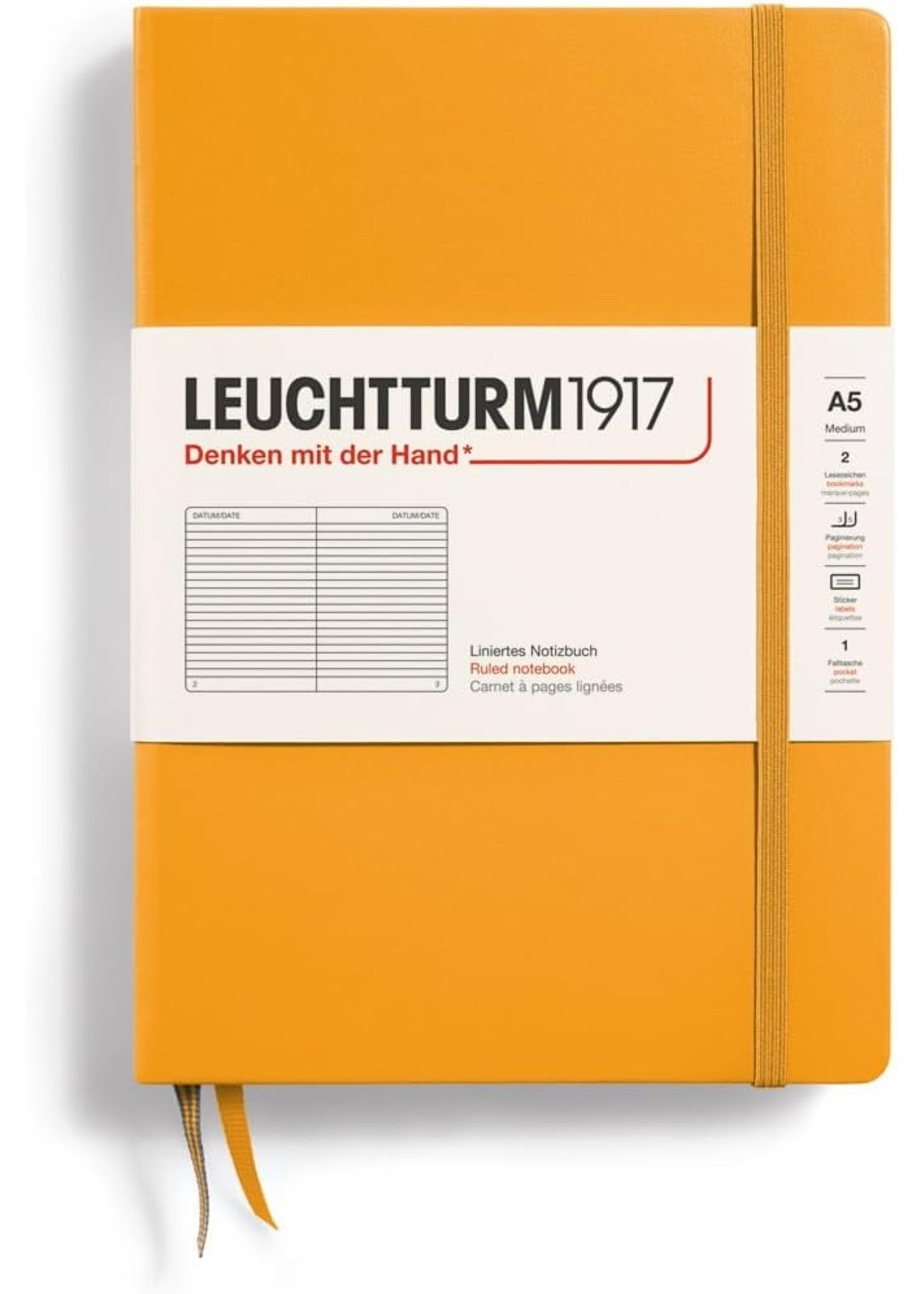 Notebook Rising Sun, Medium (A5), 251 p., ruled