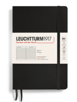 Leuchtturm1917 Notebook Black, Softcover, Paperback (B6+), 123 p., plain
