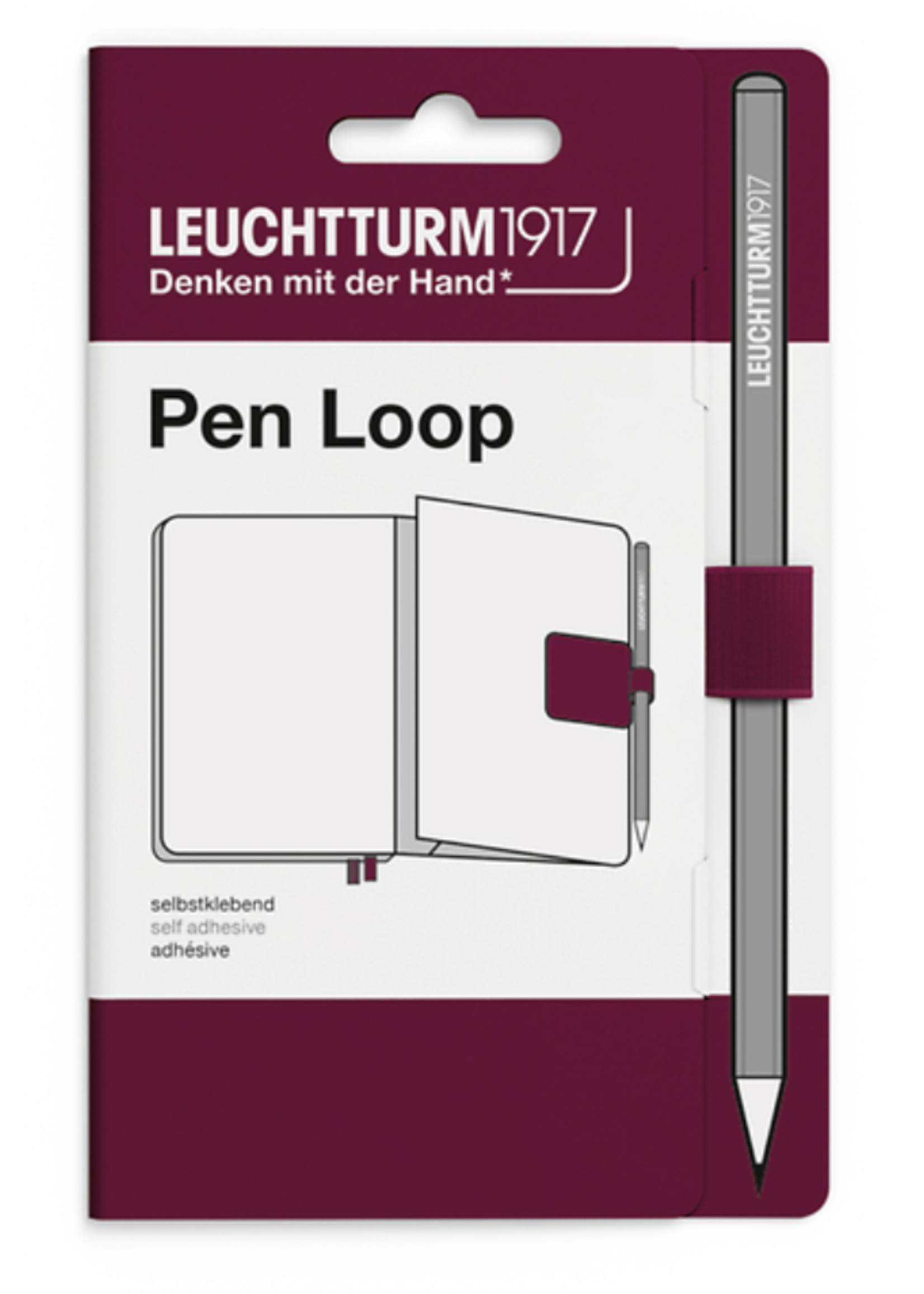 Leuchtturm1917 Pen Loop, Port Red
