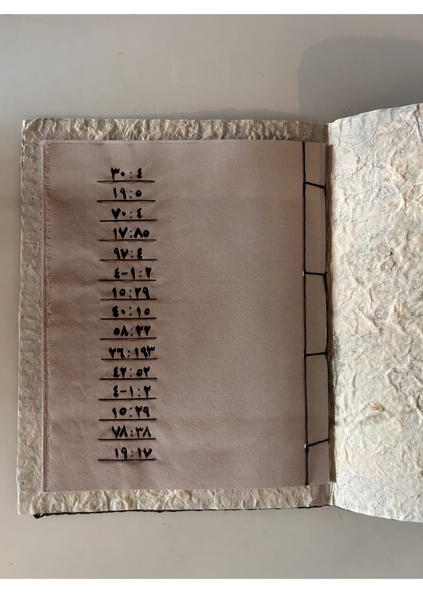 Sawsan Alsaraf The Book of the Soul - Handmade artist book / edition of 10
