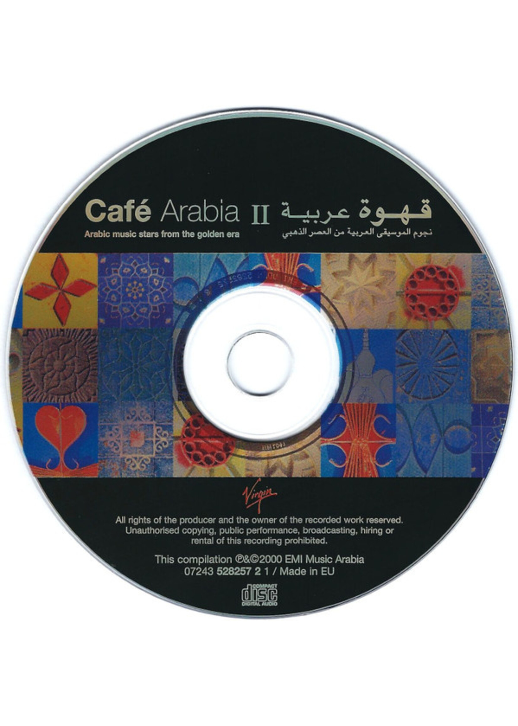 Café Arabia II - Arabic Music Stars from The Golden Era CD