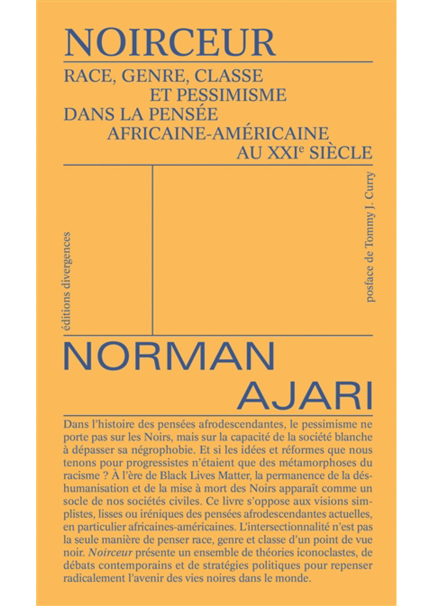 Noirceur : race, genre, classe et pessimisme dans la pensée africaine-américaine au XXIe siècle