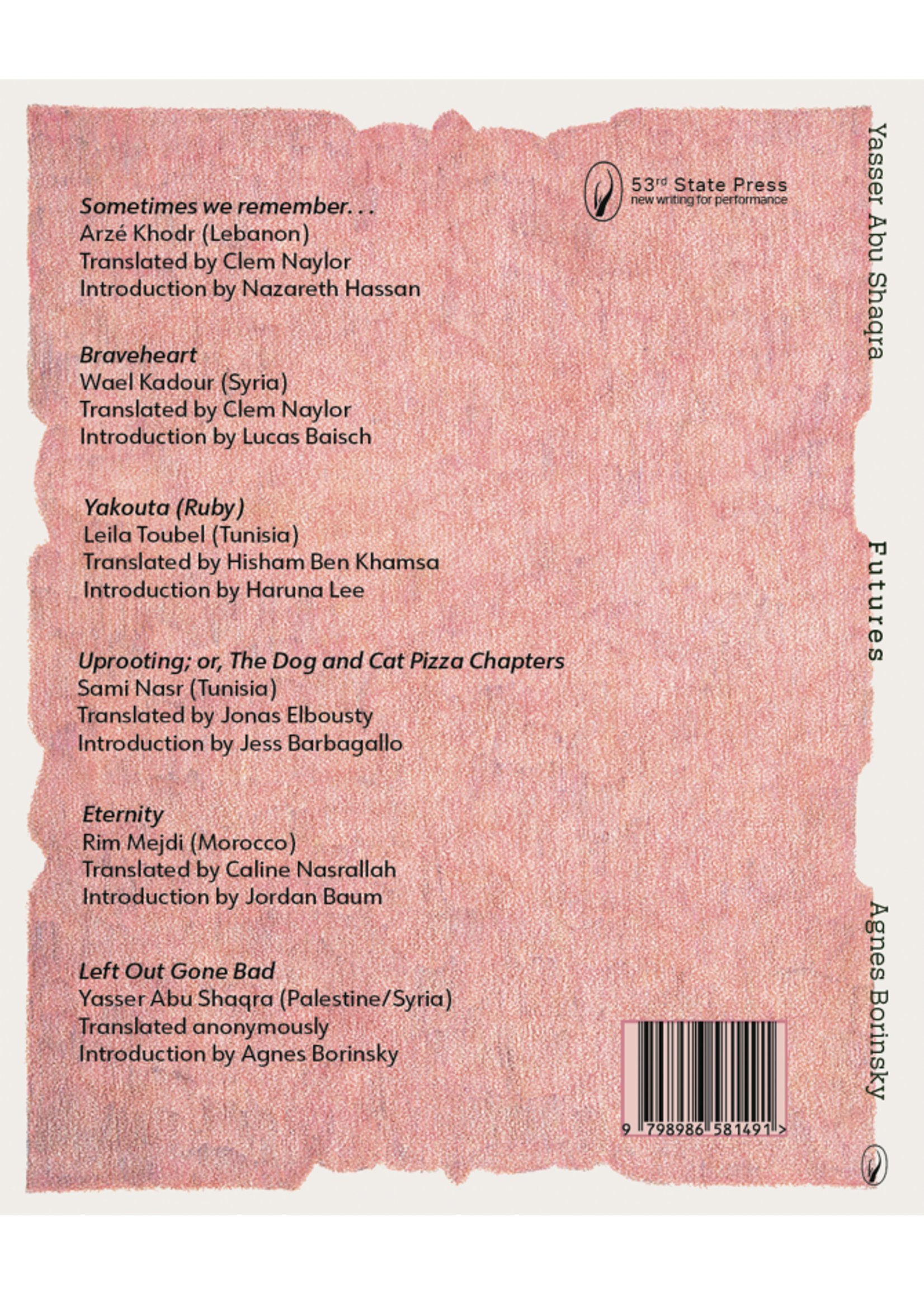 Futures: An Anthology of Contemporary Arab Theater