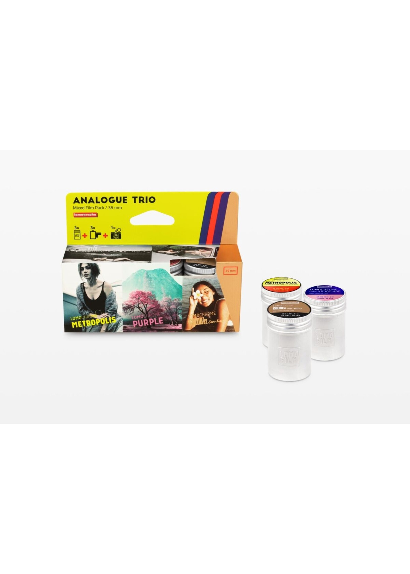 Lomography Lomography Analogue Trio Mixed Film Pack 35 mm (MP-LCP-SK)