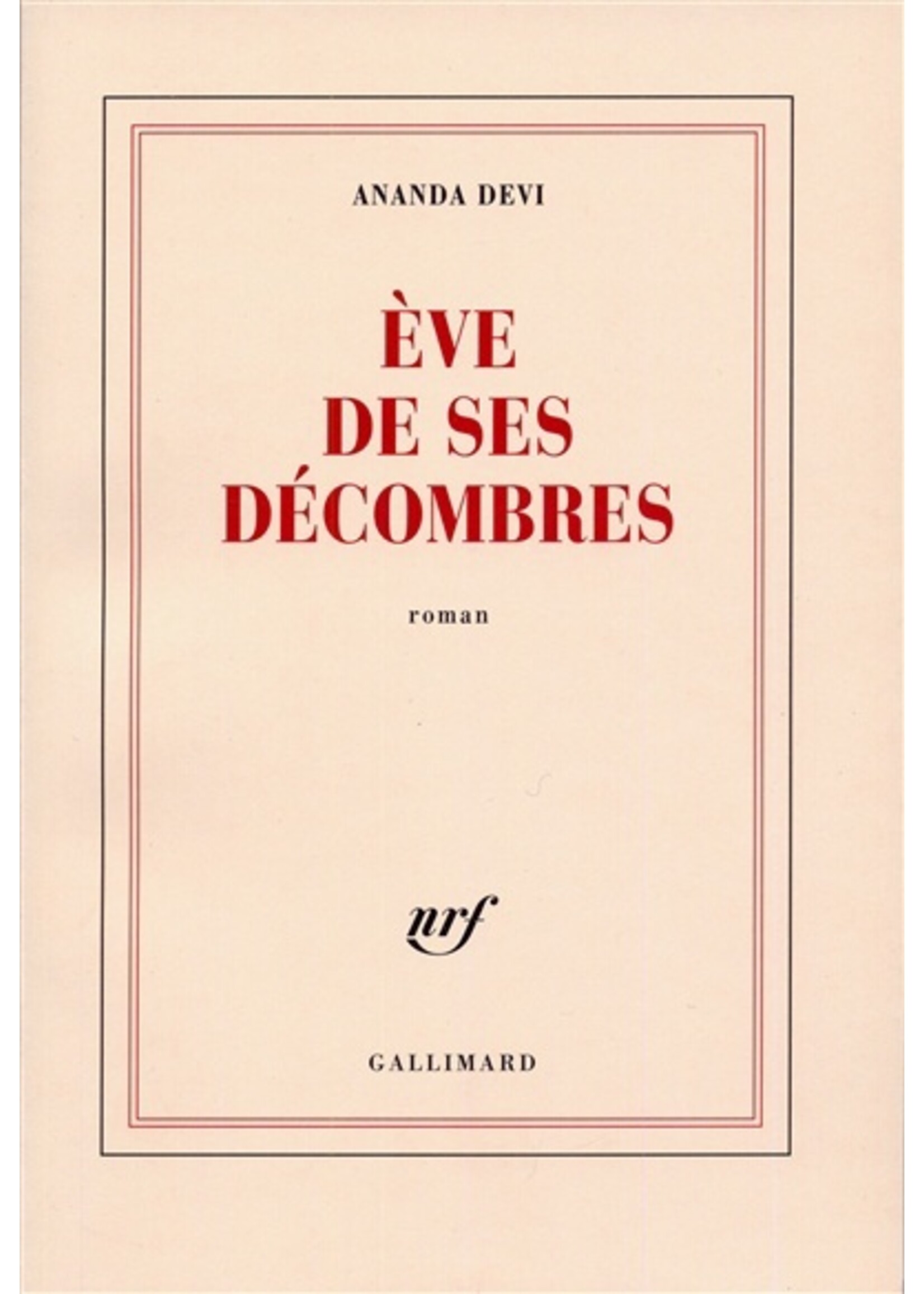 Ève de ses décombres