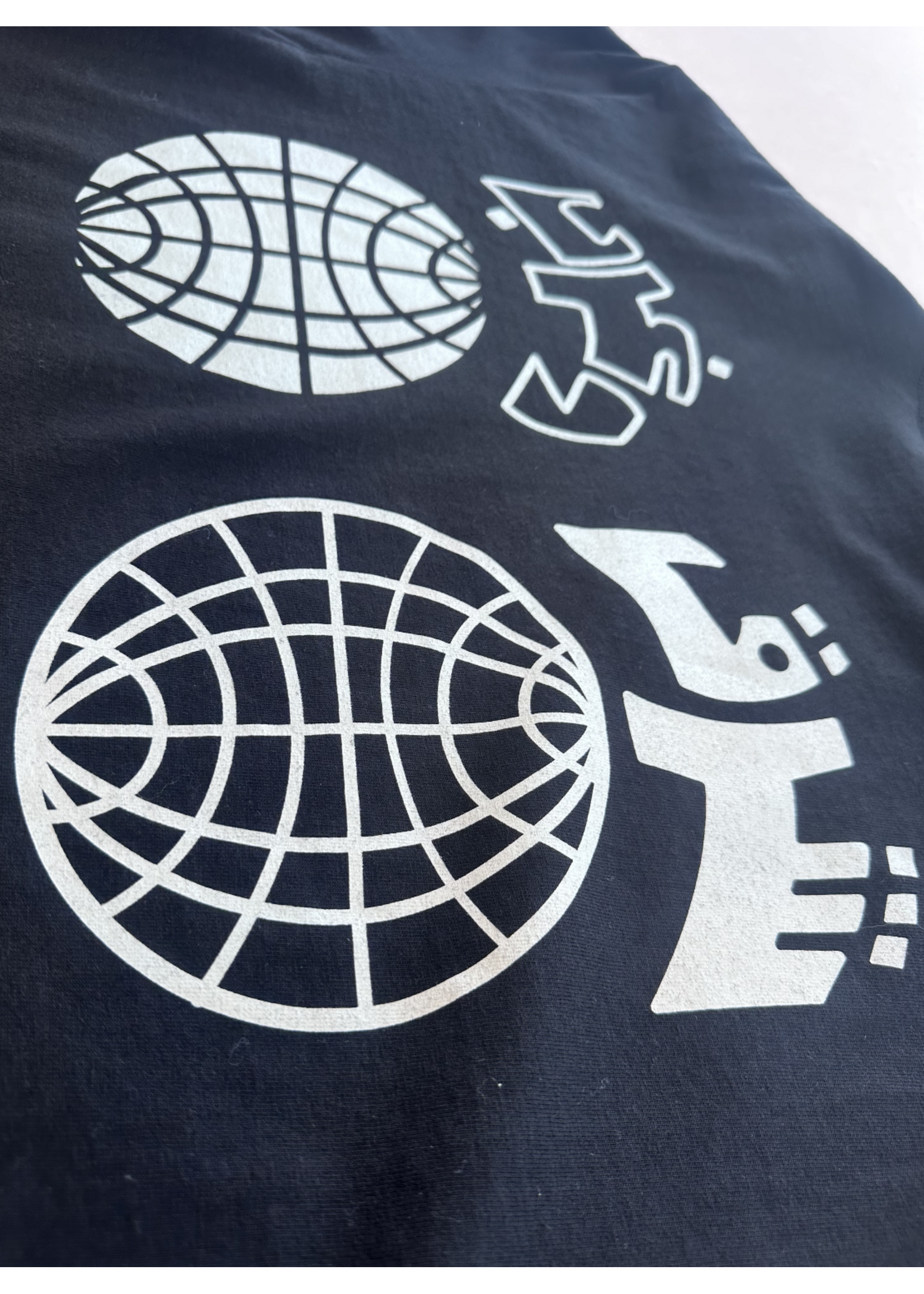 MAKTABA East / West - Black Long Sleeve Black Tee