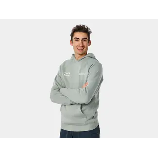 Trek Trek Right Stacked Unisex Hoodie  Sage Grey