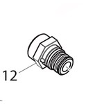 AR AR| [12] Fitting 3/8" GF (pressure ports)