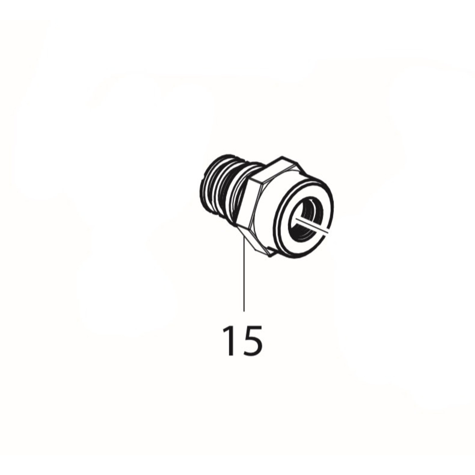 AR AR| [15] Fitting 1/4" GMF (pressure gauge)