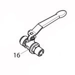 AR AR| [16] Valve 3/8" G - 1/2" GM-M DX (Pressure Port)