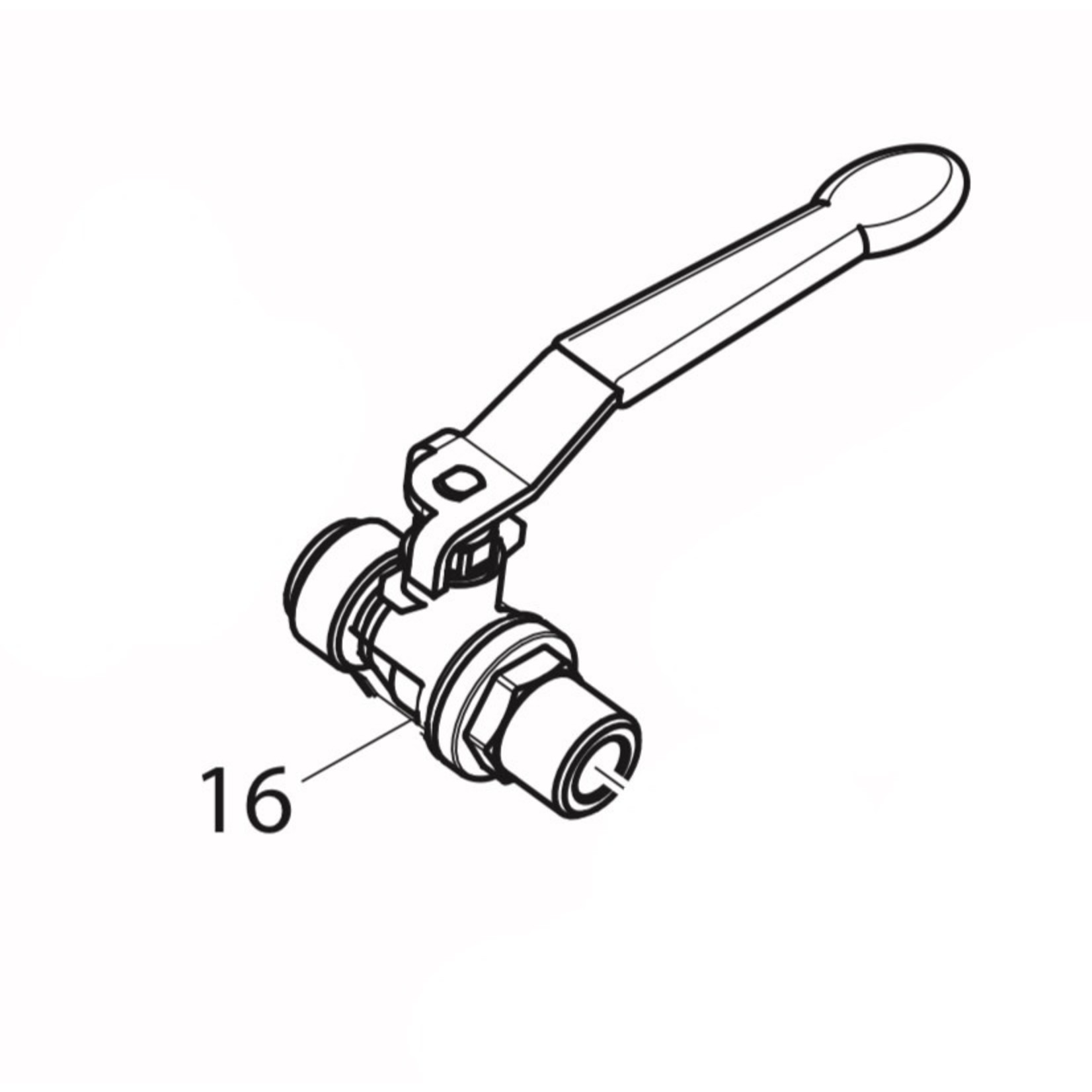 AR AR| [16] Valve 3/8" G - 1/2" GM-M DX (Pressure Port)