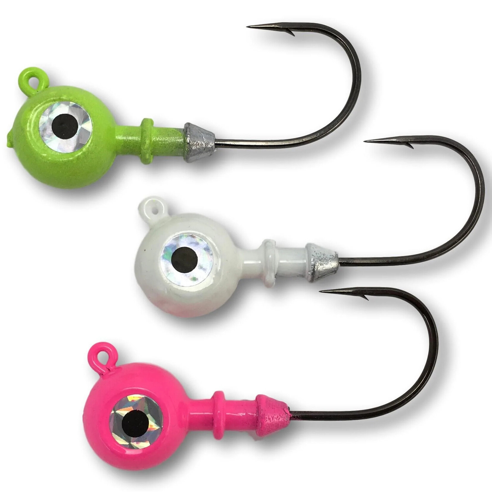 Magictail Outfitters Magictail BigEye Jig Heads/ Fluke Jigs 3 Pack