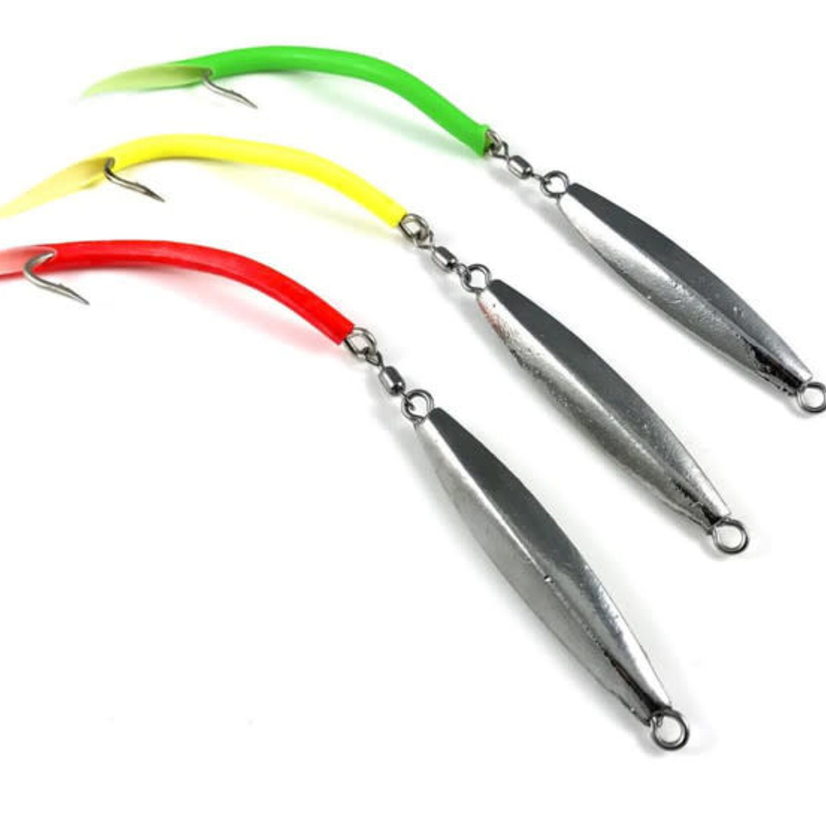 Captain's Diamond Jig Tube Tail Asst Colors