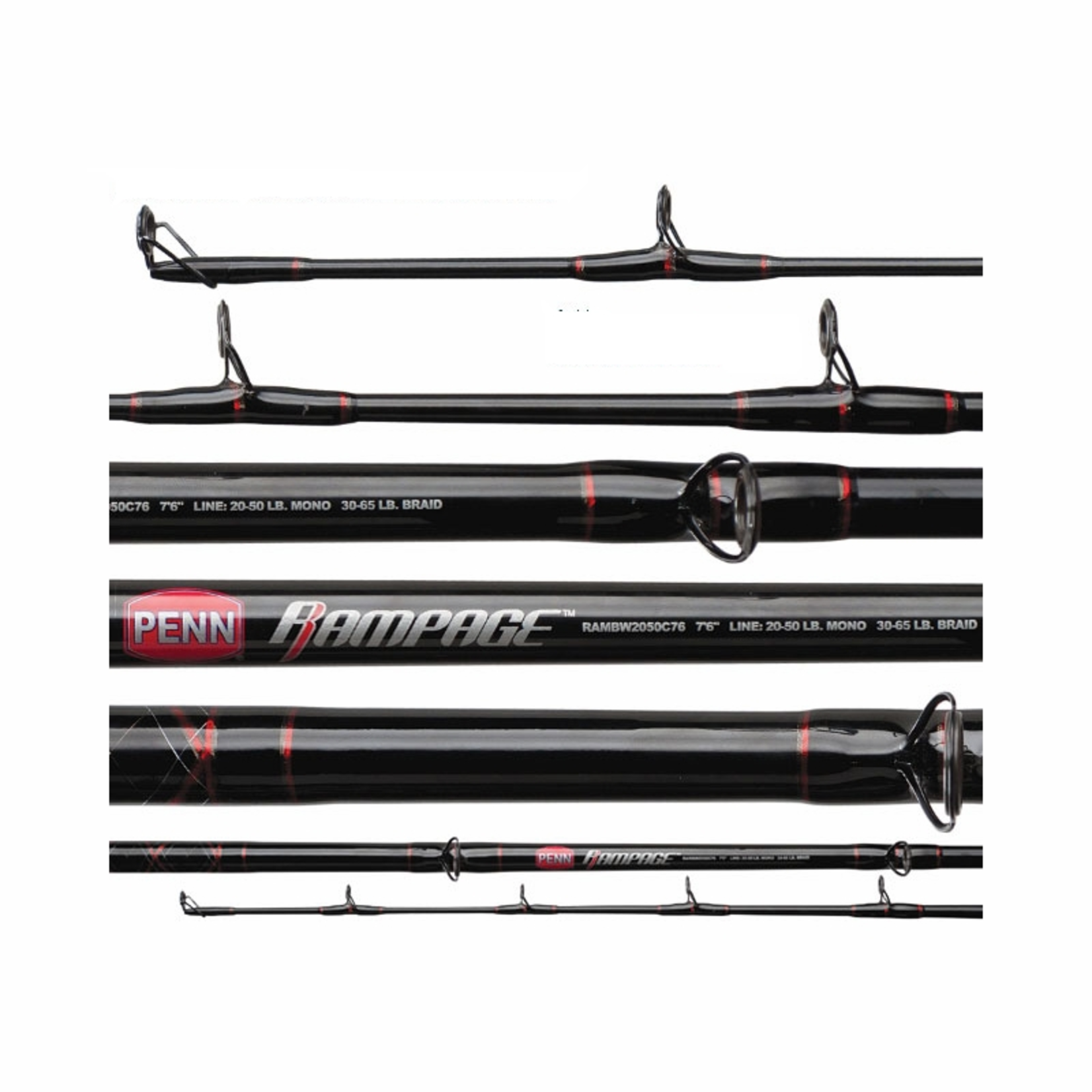 PENN PENN Rampage Conventional Rods