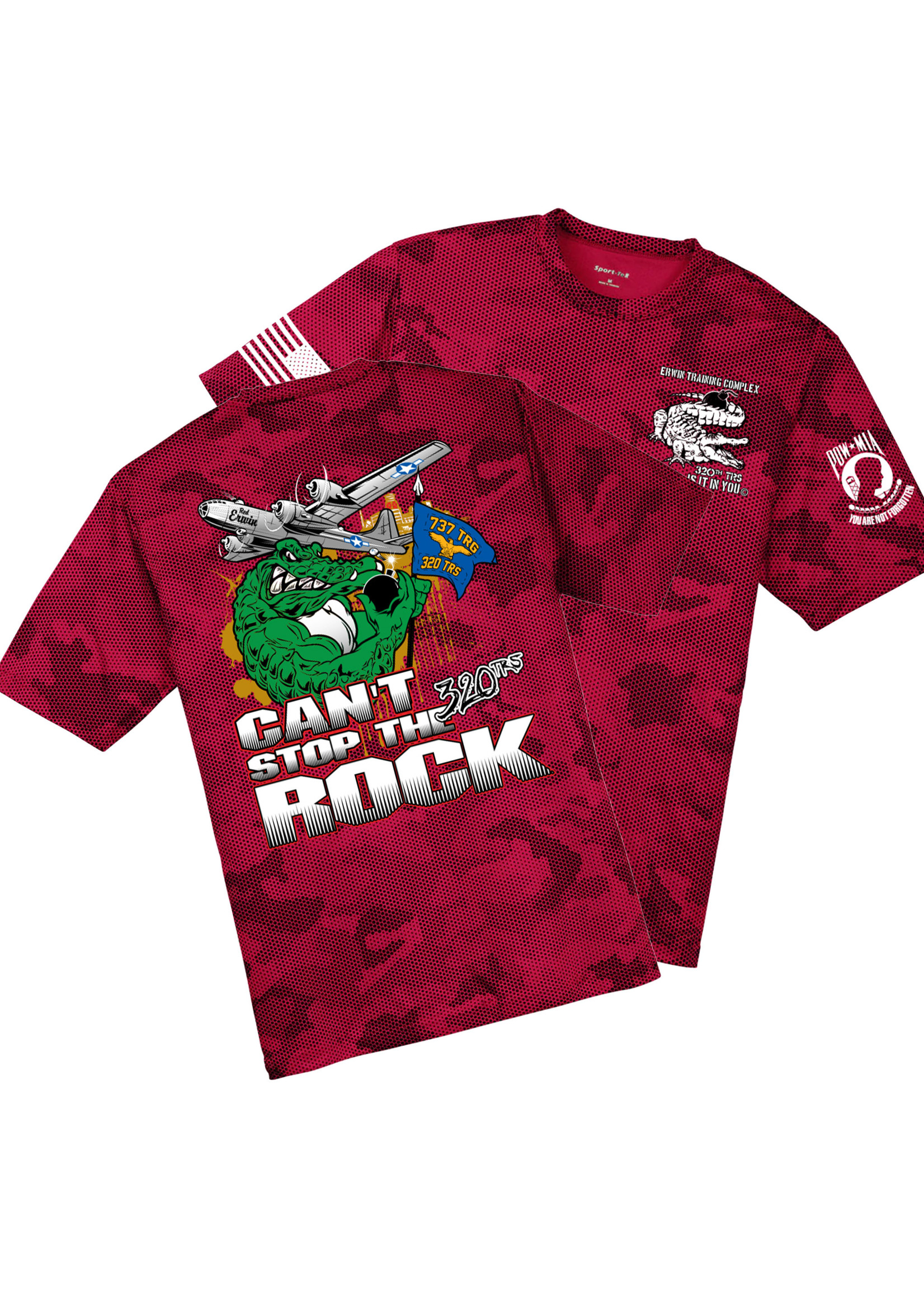 320th Gators Digi Wicking Shirt Red