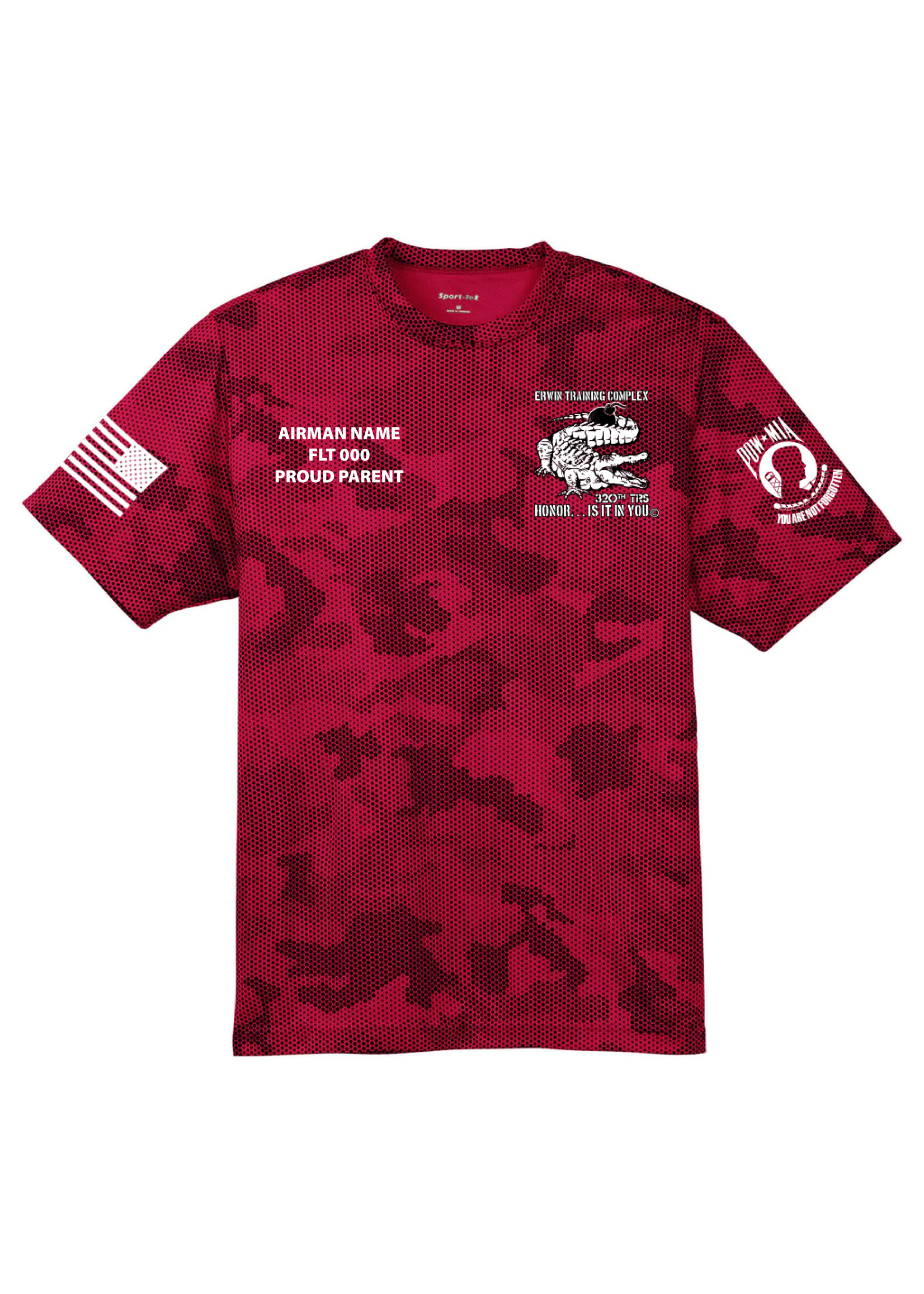 320th Gators Digi Wicking Shirt Red