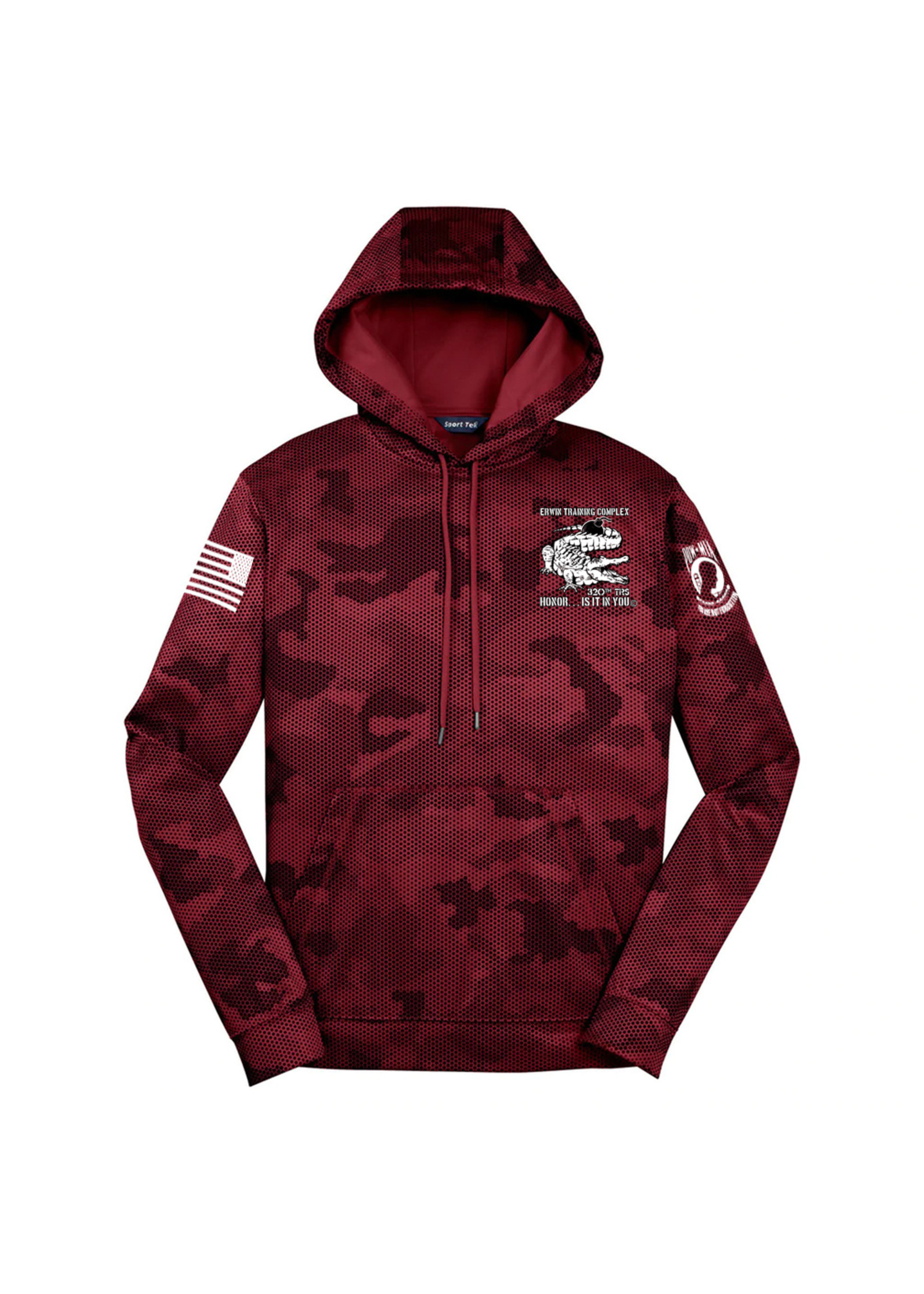 320th Gators Digi Wicking Hoodie Red