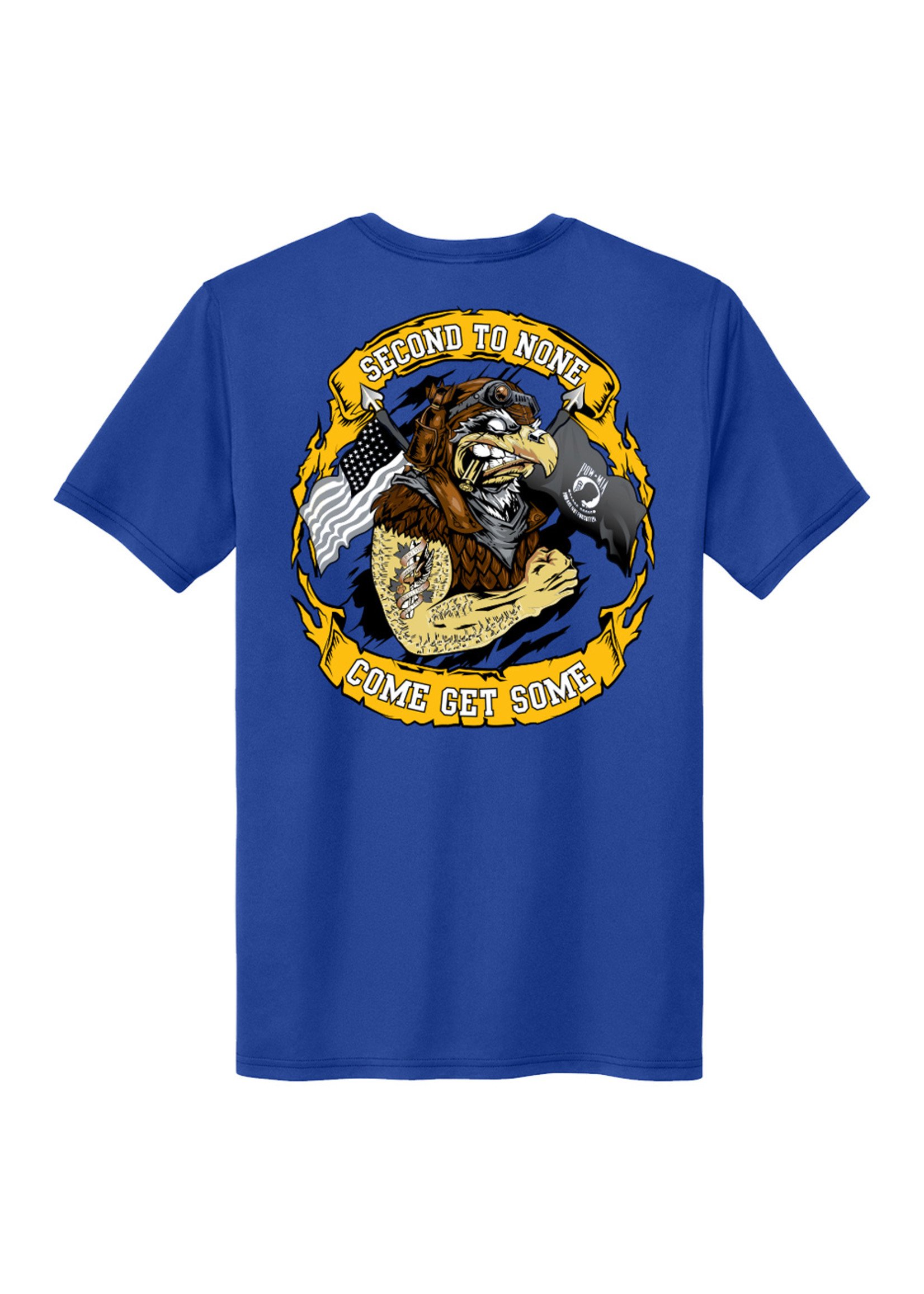 322nd Eagles Wicking Shirt - Blue