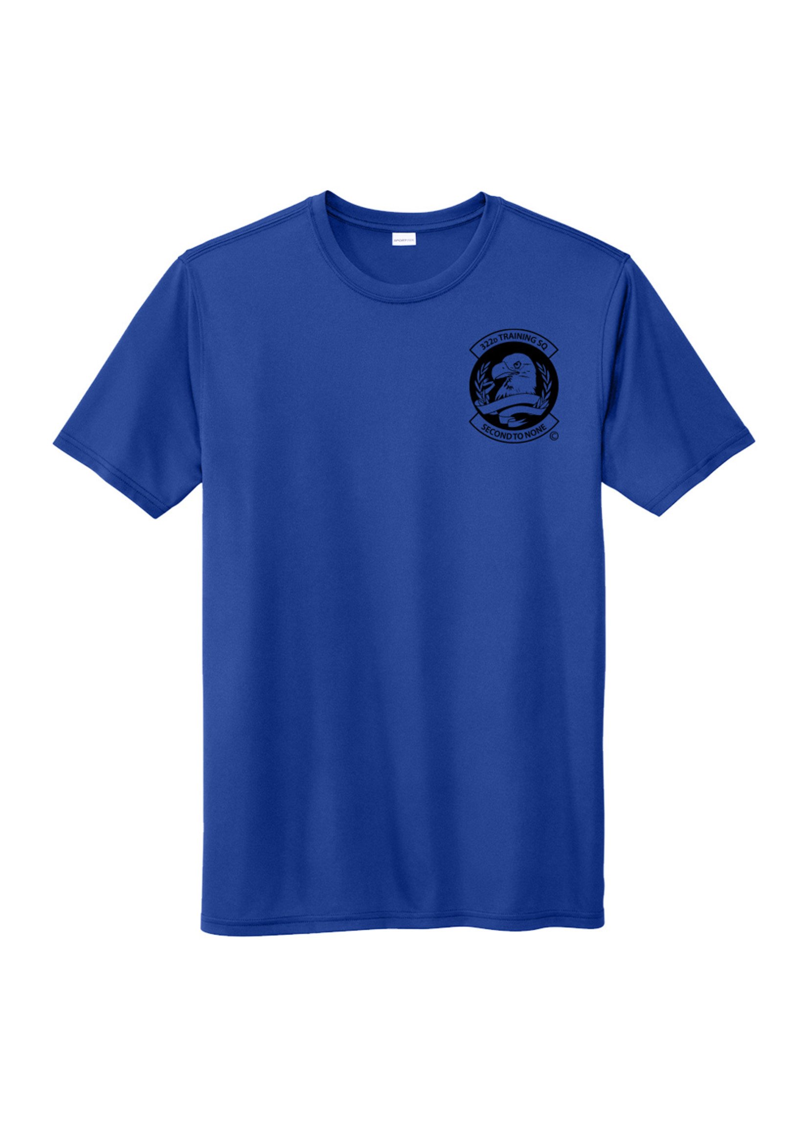 322 Eagles Wicking Shirt - Blue - Lackland Shirt Shop