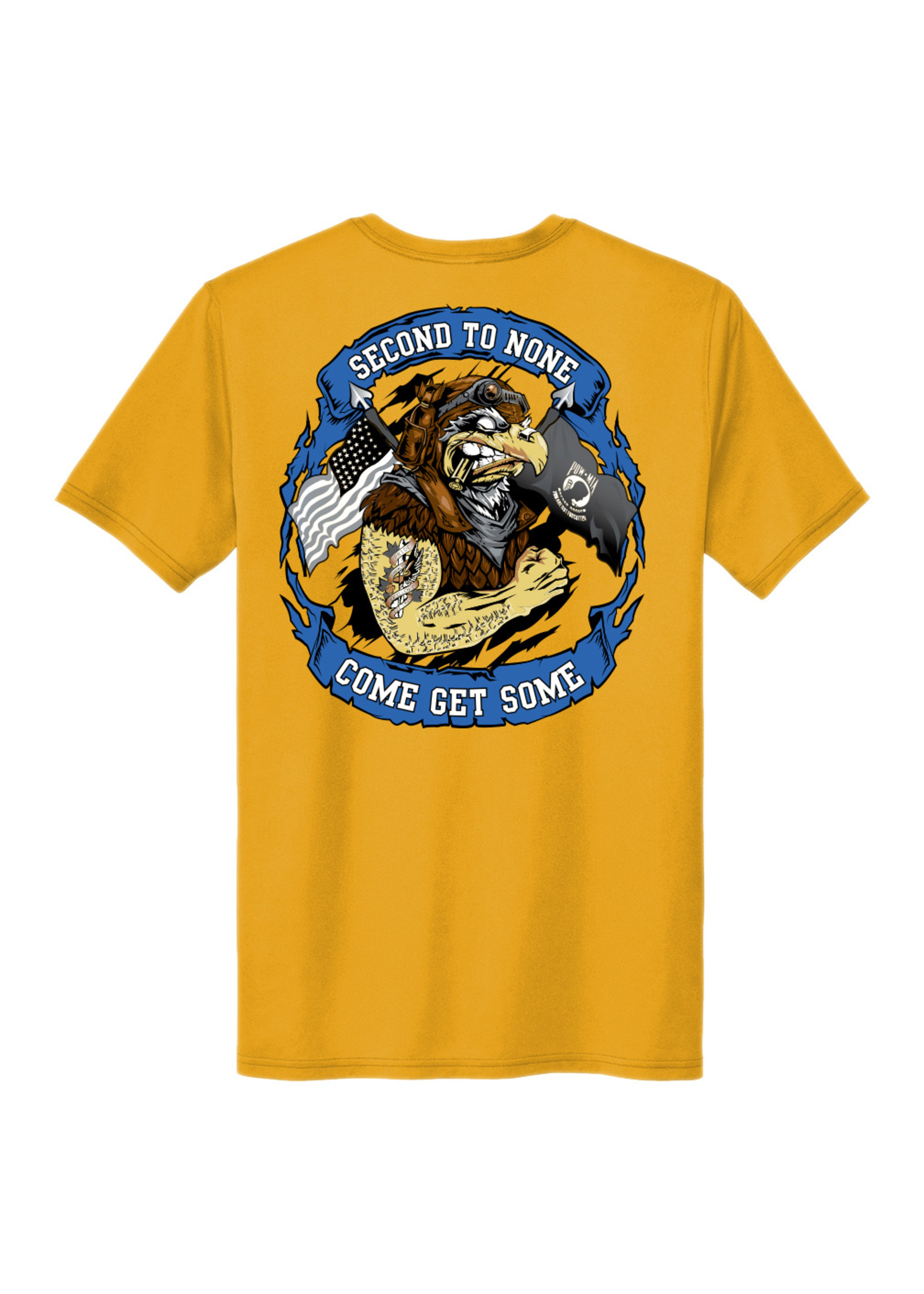 322nd Eagles Wicking Shirt - Gold