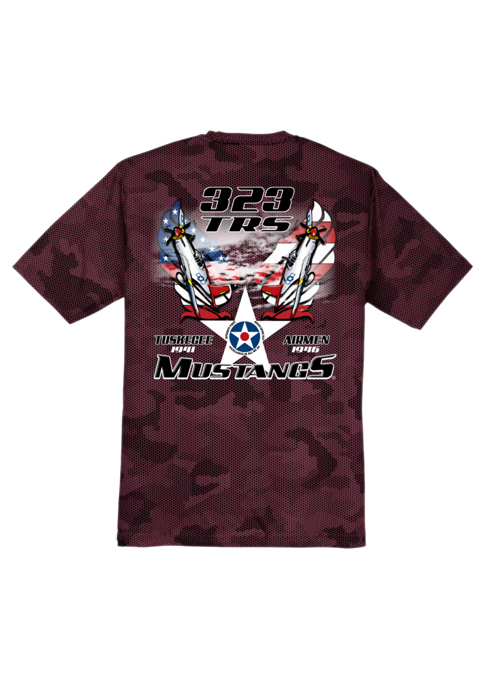 323rd Mustang Digi Wicking Shirt