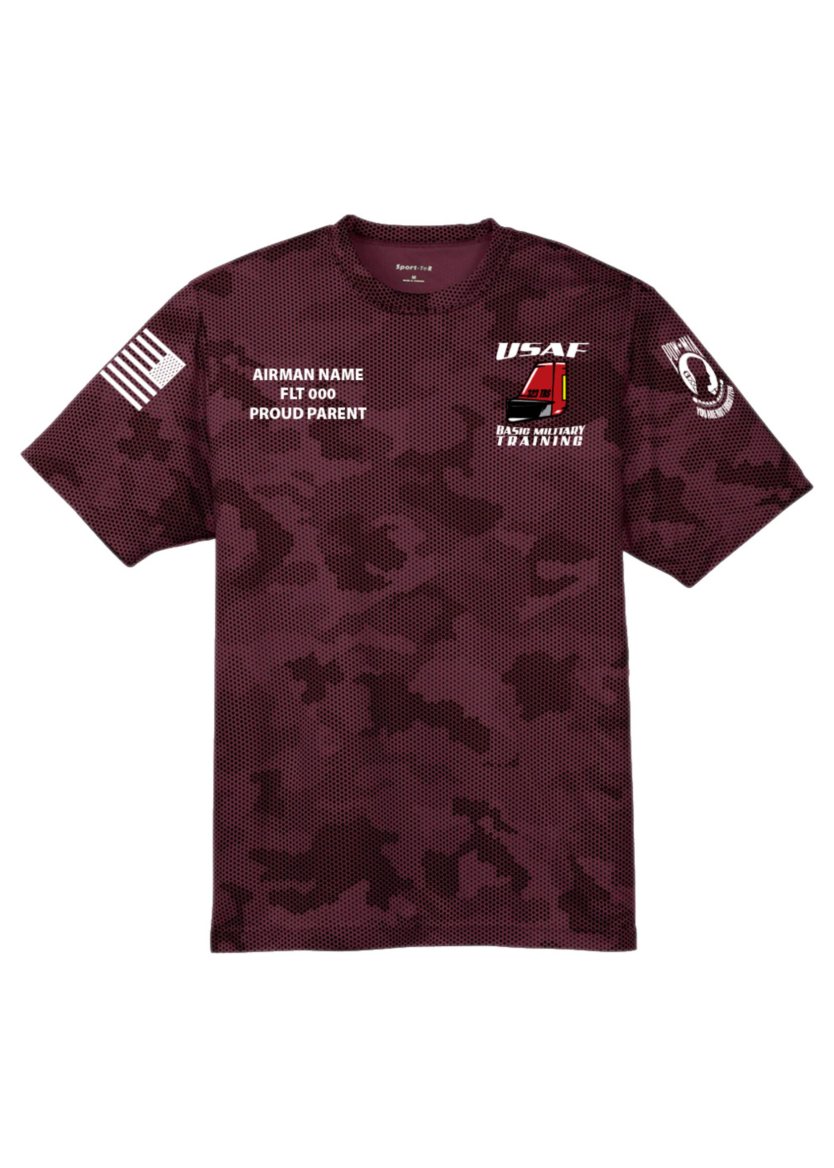 323rd Mustang Digi Wicking Shirt